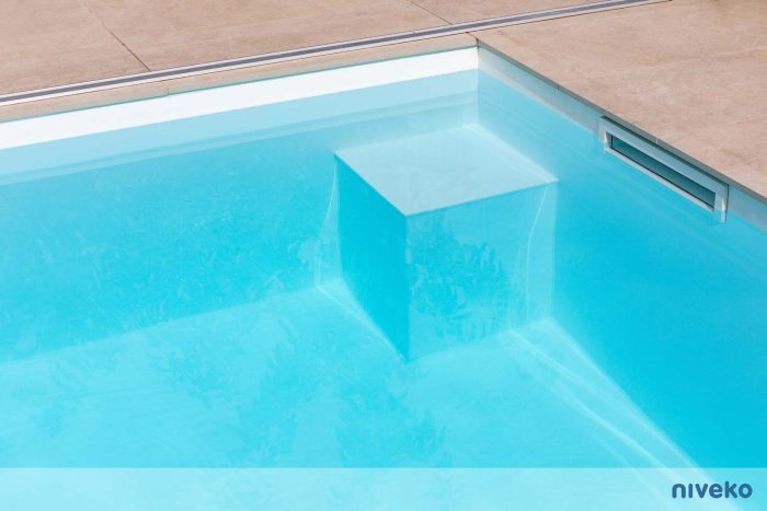 Niveko skimmer zwembad, met een verhoogd waterpeil