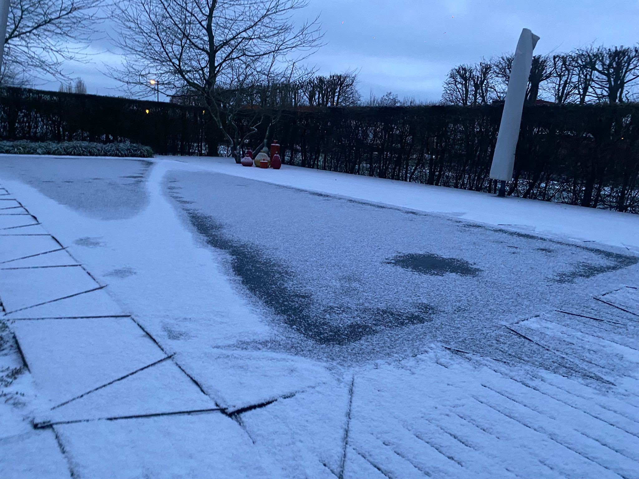 Winterklaar gemaakt zwembad