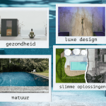 Verzamelafbeelding gezondheid, luxe design, natuur, slimme oplossing